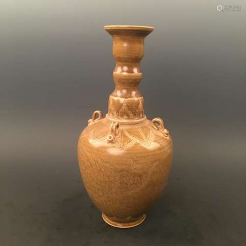 Chinese Brown Glazed Water Pot