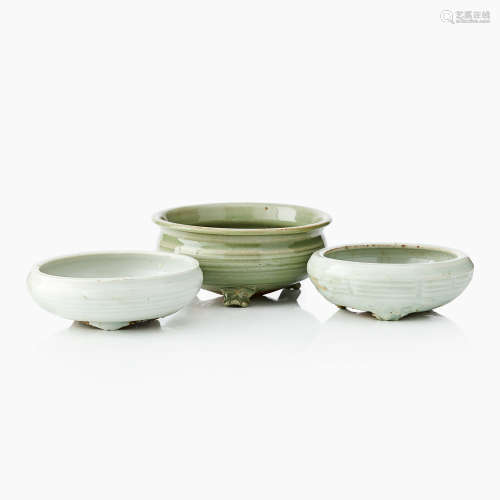 1. A Chinese Celadon Censer