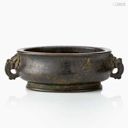 70. A Chinese Bronze Censer