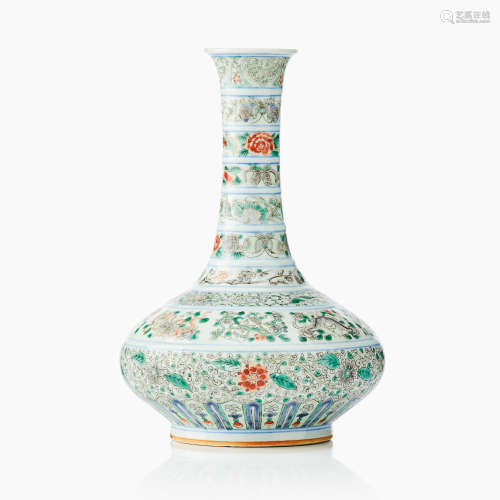 72. A Chinese Famille Verte Vase