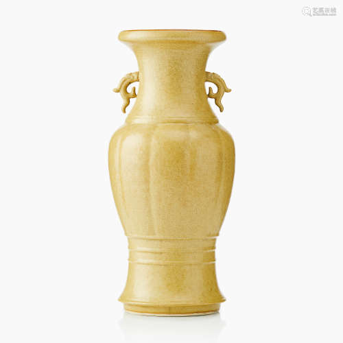 74. A Chinese Tall Crackleware vase