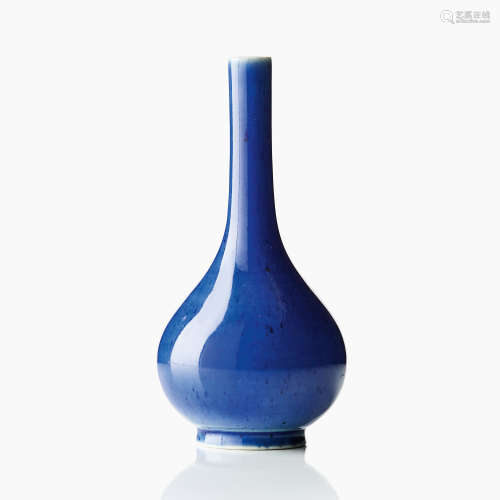 76. A Chinese Blue-Glazed Vase