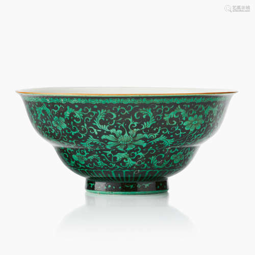 85. An Unusual Chinese Famille-Noire Bowl