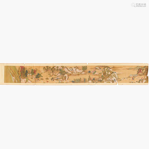 93. A Chinese scroll painting