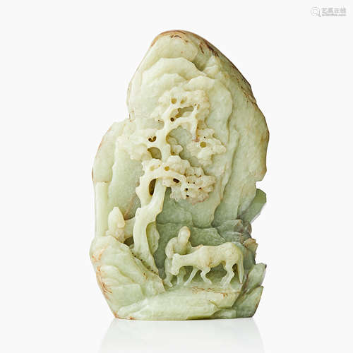 101. A Chinese Jade Boulder