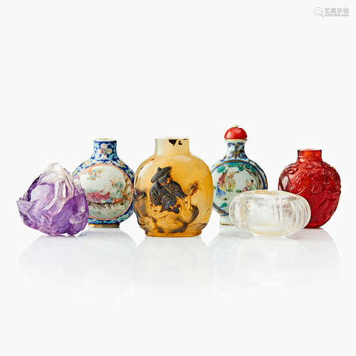 110. A Collection of Snuff Bottles