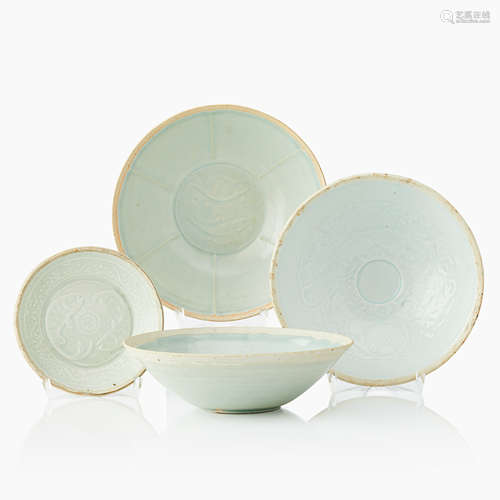 141. A Chinese White Bowl and three others