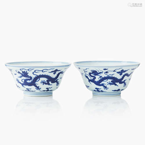 160. Two Chinese bowls