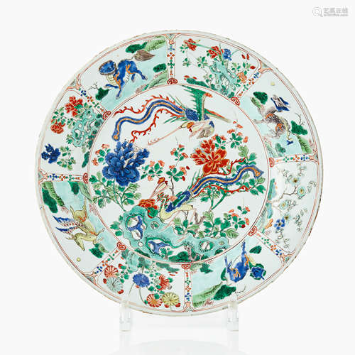 171. A Chinese Famille Verte Dish