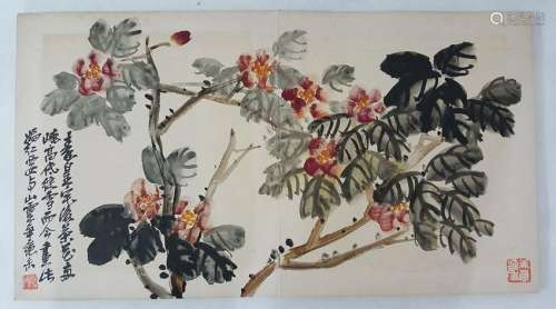 Chinese Albam Painting,Wu Changshuo(1844-1927)