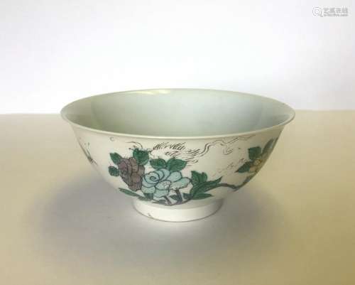Chinese SU SAN CAI Colors Porcelain Bowl