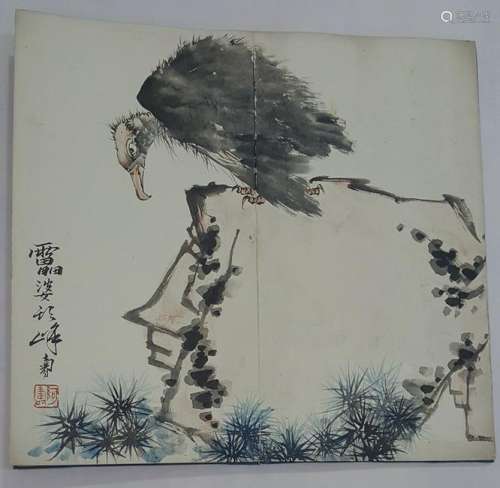 Chinese Albam Painting,Pan Tianshou(1897-1971)