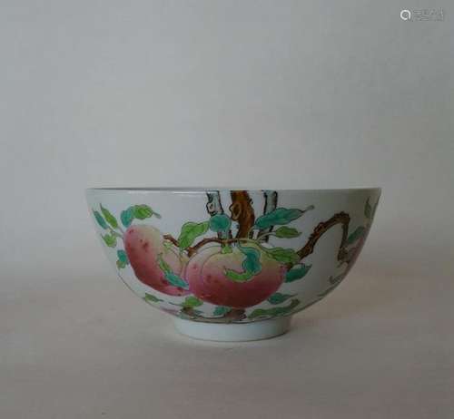 Chinese Famille Rose Porcelain Bowl