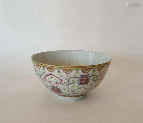 Chinese Famille Rose Porcelain Bowl