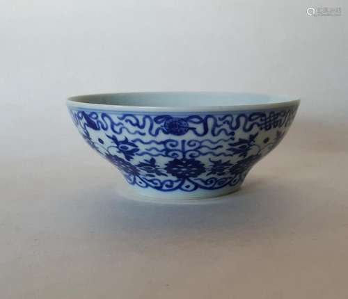 Chinese Porcelain Blue And White Bowl