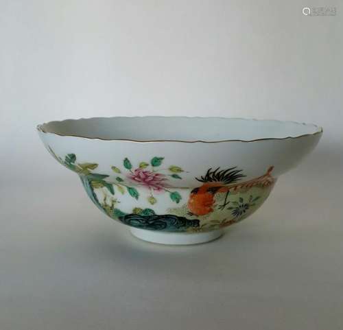Chinese Famille Rose Porcelain Bowl