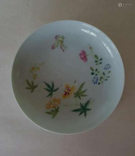 Chinese Famille Rose Porcelain Plate