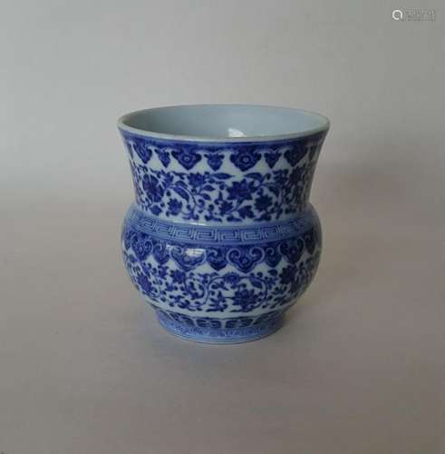 Chinese Porcelain  Blue And White Vase
