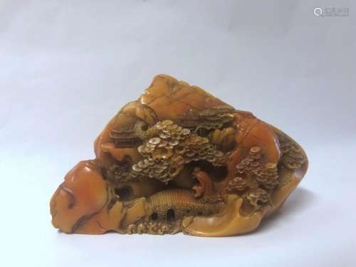 Chinese Soapstone Carved Piece