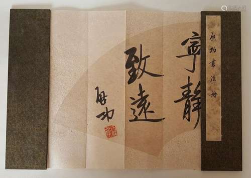 Chinese Calligraphy Album,Qi Gong(1912-2005)