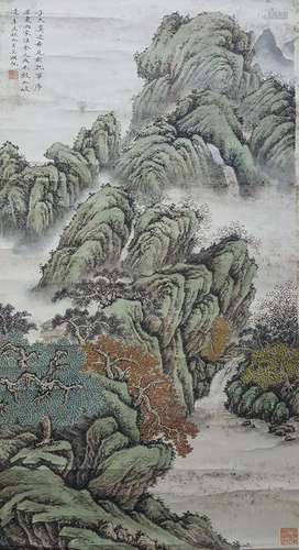 Chinese Scroll Painting,Wu Hufan(1894-1968)