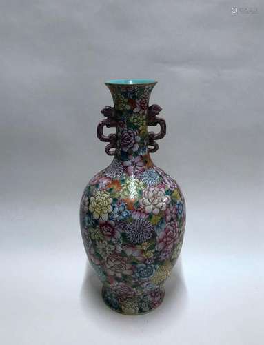 Chinese Famille Rose Porcelain Vase