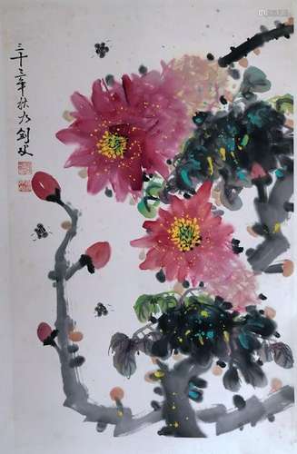 Chinese Scroll Painting,Gaojianfu(1879-1951)