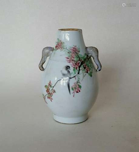 Chinese Qiangjiang color porcelain Vase