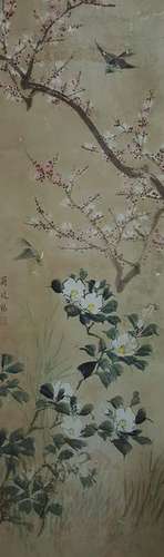 Chinese Scroll Painting,Jian Tingxi(1669-1732)