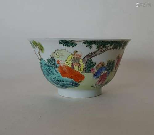 Chinese Famille Rose Porcelain Bowl