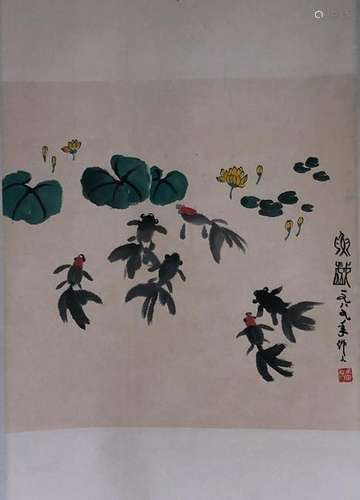 Chinese Scroll Painting ï¼ Wu Zuoren (1908-1997)