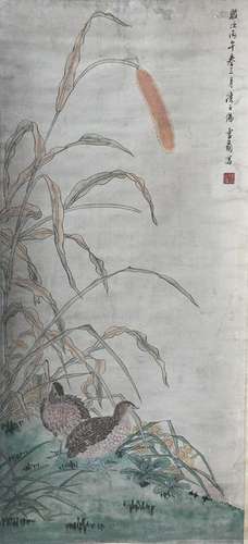 Chinese Scroll Painting,Chen Zhifu (18 96 -19 62 )