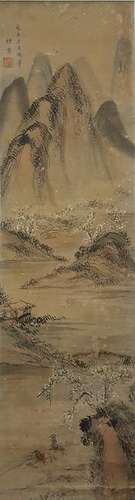 Chinese Scroll Painting,Wang Shiming(1592-1680)