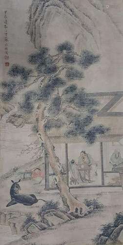 Chinese Scroll Painting,Su Liupeng(1791-1862)