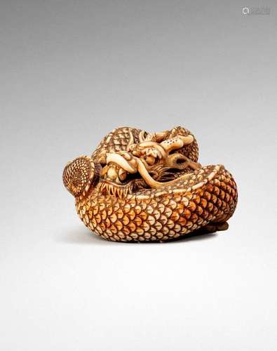 JAPON Epoque MEIJI (1868 1912) \nNetsuke en ivoire,…