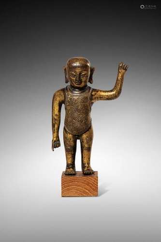 CHINE Epoque MING (1368 1644) \nStatuette de bouddh…