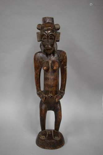 Sénoufo, Côte d'ivoire \nStatuette féminine porteus…