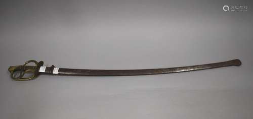 Sabre d'officier modèle 1822/82. ABE.