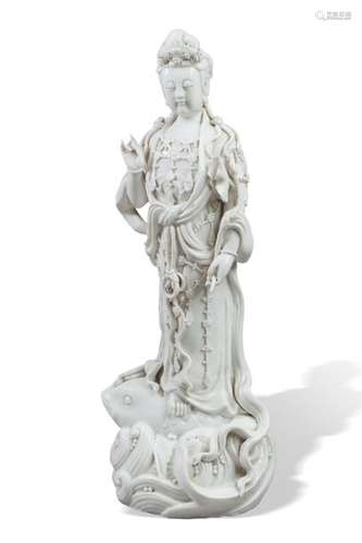 Chine, vers 1920 \nImportante statuette en porcelai…