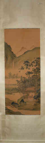 A Chinese Painting, Qiu Ying, Landscape