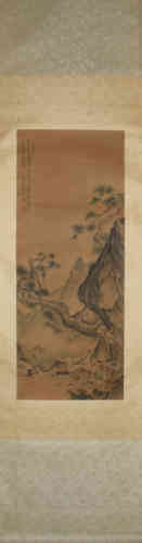 A Chinese Painting, Tang Bohu, Pine Tree