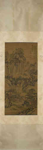 A Chinese Painting, Wang Yuanqi, landscape