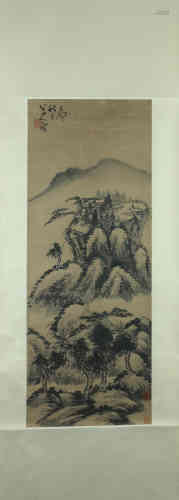 A Chinese Painting, Ba Da Shan Ren, Landscape