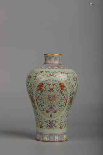 A Doucai Floral Meiping Vase