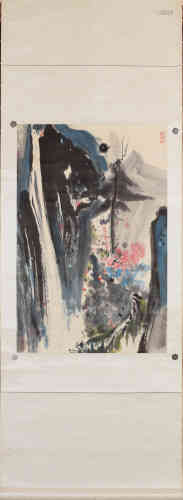 A Chinese Painting, Wu Guanzhong, Landscape