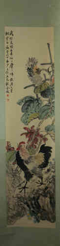 A Chinese Painting, Jin Mengshi, Flora