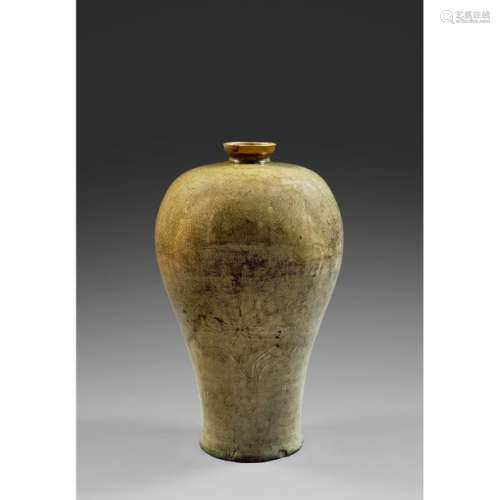 VASE MAEBYONGen sandstone, decorated with lotus ca…