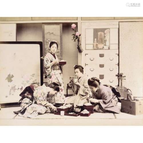 ATTRIBUTED TO KUSAKABE KIMBEI (1841 1934 )ALBUM OF…