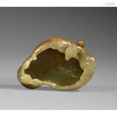 PINCEAUXWASHER made of yellow nephrite jade infuse…