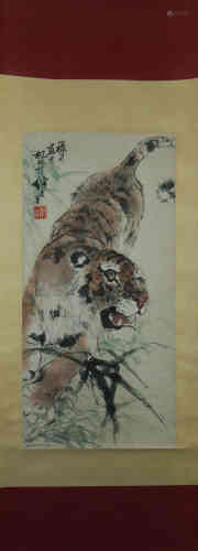 A Chinese Painting, Liu Jiyou, Tiger